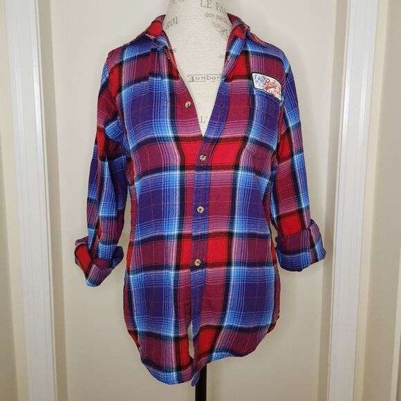 Plaid Buttonup work Shirt - Picture 1 of 8